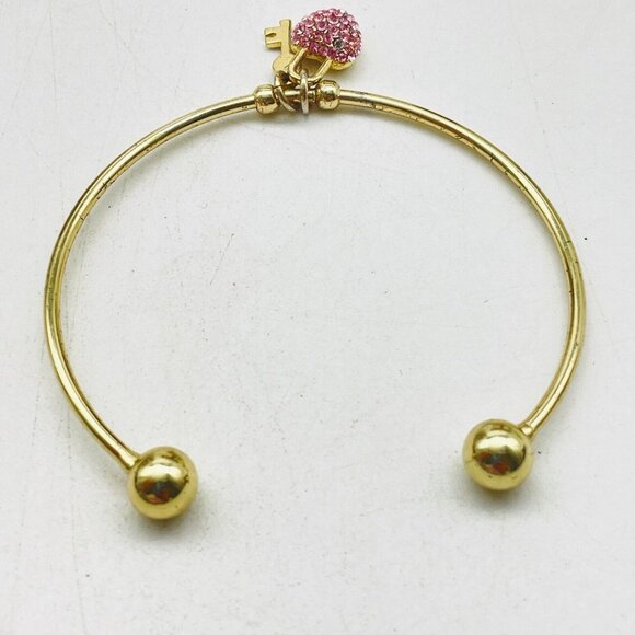 Skinny Cuff Bracelets Lot of 3 Gold Tone Rhinestone Accents Classic Career Gift - Picture 2 of 14